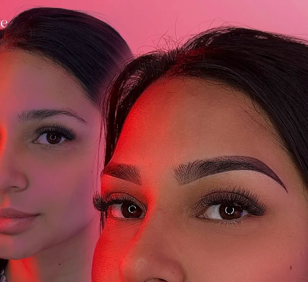 Soft powder brow result